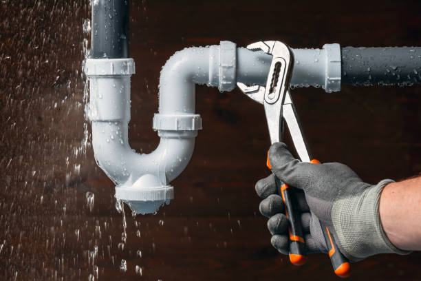 Professional Drain Cleaning technician working in Owensville, IN